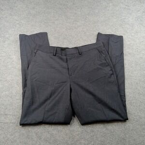 Express Dress Pants Mens 31x32 Gray Photographer Slim Fit Stretch Business